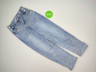 woskowane jeansy z wysokim stanem: Jeansy damskie, rozmiar M — 2