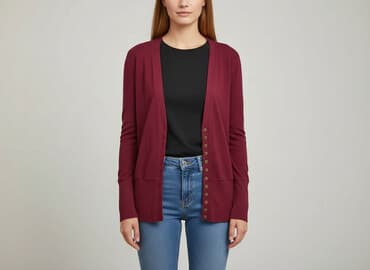 sukienki z kaszmiru: Kardigan damski, rozmiar L — 7