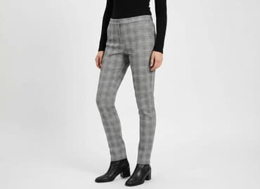 zara spodnie damskie len: Zara, Material trousers for women, size S — 1
