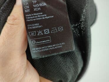 bluzka z przezroczystymi rękawami h m: H&M, Bluzka damska, rozmiar XS — 5