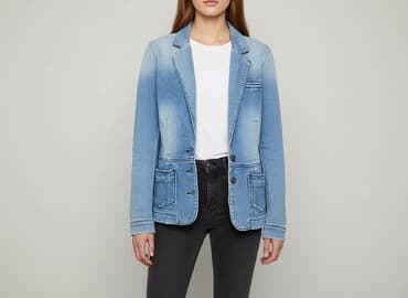 mohito marynarka czerwona: Jeanswear, Kurtka jeansowa damska, rozmiar S — 1