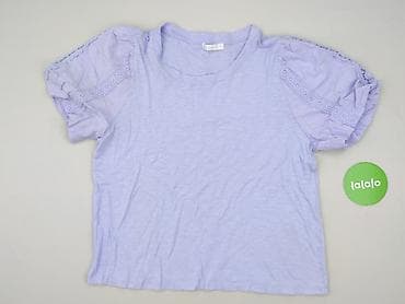 azurowa bluzka: Bluzka damska, rozmiar S — 2