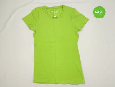 limonkowy t shirty damskie: H&M L.O.G.G., T-shirt damski, rozmiar M — 3