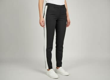 dawniej spodnie do konnej jazdy: Spodnie materiałowe damskie, rozmiar S — 8