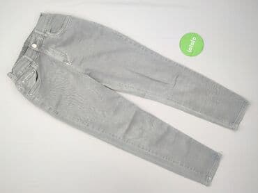 srebrne legginsy: Jeansy damskie, S — 2