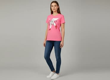 gruby t shirt damski: Gildan, T-shirt damski, rozmiar M — 7