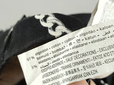 dżinsy z łańcuchem: Spodnie materiałowe damskie, rozmiar L — 5