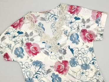 top z piórami czarny: Bluzka damska, L — 1