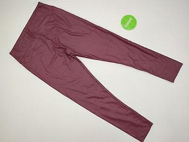 skorzane: Leggings, Legginsy Ze skóry ekologicznej damskie, rozmiar 3XL — 2