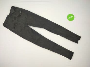 szare szerokie jeansy: Jeansy damskie, rozmiar 2XS — 3