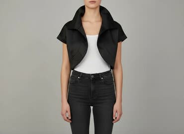 atlasowe sukienki: Marynarka damska, rozmiar S — 6