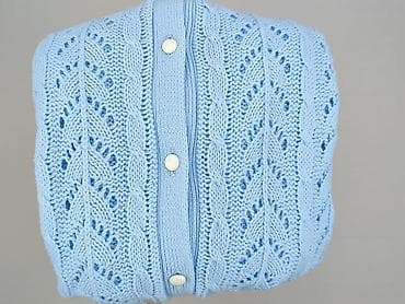 niebieski sweter: Cardigan, Kardigan damski, rozmiar M — 4