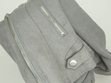 h m marynarka w paski: HF, Kurtka skórzana damska, S — 8