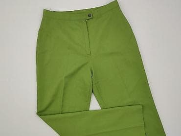 light green: Spodnie materiałowe damskie, rozmiar L — 1