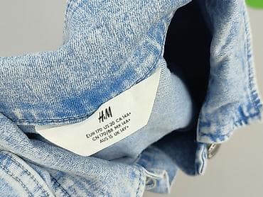 basic house t shirt: Dziecięca kurtka jeansowa, 15 lat, 164-170 cm, H&M, stan - Bardzo dobry — 4