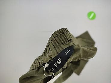 szerokie dresy: F&F, Spodnie cargo damskie, rozmiar M — 5