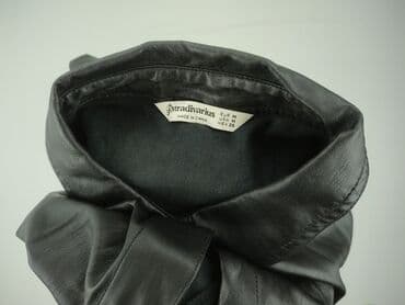 koszula z eko skóry reserved: Stradivarius, Шкіряна куртка жіноча, розмір M — 4