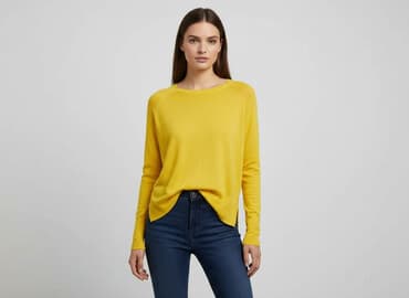 neonowy sweter zara: Zara, Sweter damski, rozmiar M — 1
