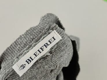 czarna sukienka i szary sweter: Sweter damski, rozmiar One size — 4