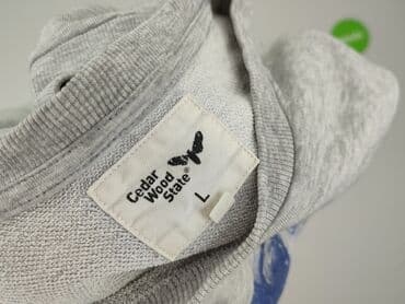 bluzy z nadrukiem szczecin: Cedar Wood State, Bluza dla mężczyzn, rozmiar L — 5