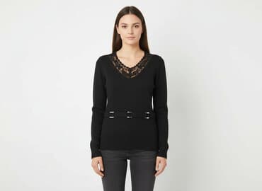 kurtki zimowe damskie c a: Sweter damski, rozmiar L — 7