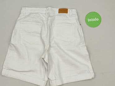 spodenki jeansowe z wysokim stanem pull and bear: John Baner, Szorty damskie, rozmiar M — 3