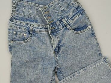 c a spodnie damskie z wysokim stanem: Jeansy damskie, rozmiar L — 1