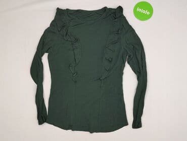 szmaragdowa bluzki damskie: Bluzka damska, rozmiar S — 2