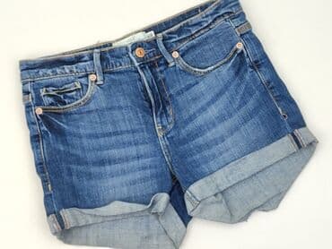 hm krótkie spodenki dzins low waist: H&M, Szorty damskie, rozmiar M — 1