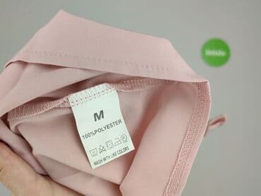 bluzki pudrowy róż krótki rękaw: Bluzka damska, rozmiar M — 6
