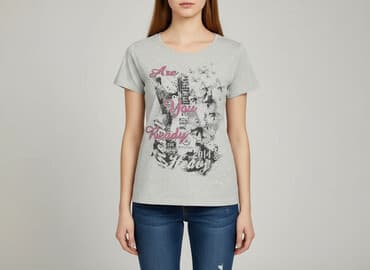 t shirty do karmienia lidl: T-shirt damski, rozmiar L — 6