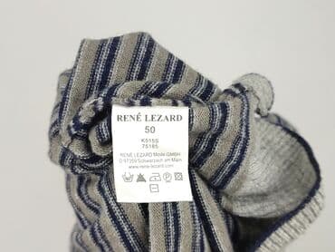 sweter kaszmirowy: Rene Lezard, Sweter dla mężczyzn, rozmiar 2XL — 4