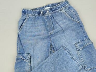 top z piórami czarny: Spodnie jeansowe, Zara, 10 lat, 140, stan - Bardzo dobry — 1