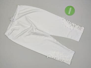 biale leginsy 128: Legginsy Krótkie damskie, rozmiar S — 2