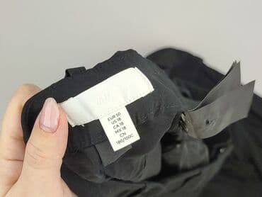 sukienki z gipiury dla puszystych: H&M, Material trousers for women, size 5XL (EU 50) — 5