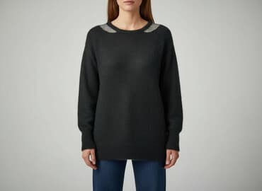 szyfonowa narzutka: Kardigan damski, rozmiar M — 6