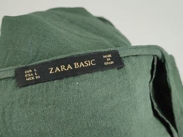 garnitur damski butelkowa zieleń zara: Zara, Bluzka damska, rozmiar L — 4
