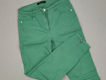 jeansy z wiazanymi nogawkami: Taifun, Spodnie materiałowe damskie, rozmiar S — 1