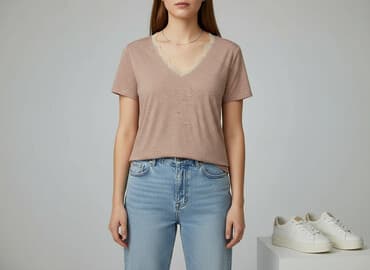 shein podkoszulki damskie: Shein, T-shirt damski, rozmiar L — 7