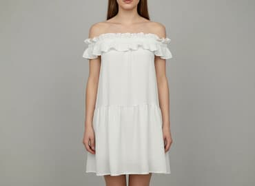 białe sukienki: Sukienka damska, rozmiar S — 1