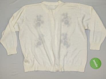 sweter w chmury: Cardigan, Kardigan damski, 4XL — 3