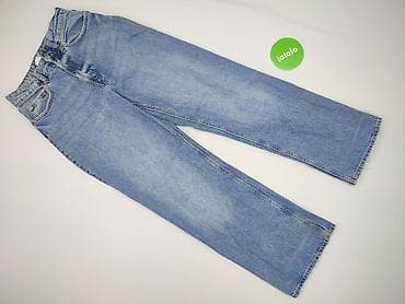 jeansy oversize: H&M, Jeansy damskie, rozmiar S — 2