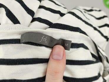 t shirty w biało czarne paski: T-shirt damski, rozmiar M — 4