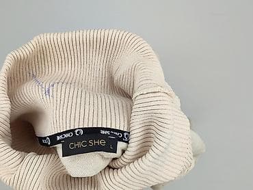 stringi z golfem: Chic, Sweter damski, rozmiar L — 4