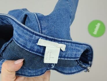 hm krótkie spodenki dzins low waist: H&M, Szorty damskie, rozmiar M — 4