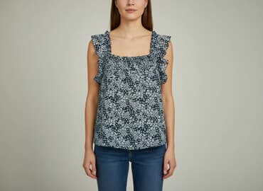 bluzki z kwiacistym wzorem: H&M, Bluzka damska, rozmiar M — 6