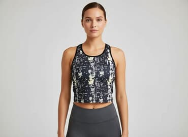 sportowe bluzki damskie: Top damski, rozmiar M — 6