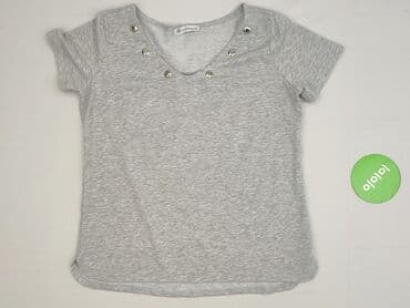 czarne t shirty damskie w serek: SZACHOWNICA, T-shirt damski, rozmiar S — 2