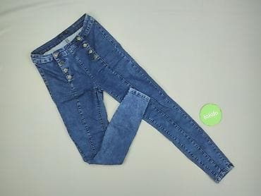 czarne jeansy plus size: Jeansy damskie, rozmiar M — 2