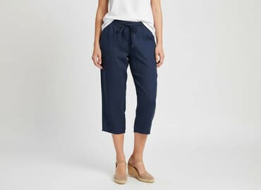 kuloty damskie jeansy: Marks & Spencer, Spodnie 3/4 damskie, rozmiar M — 8